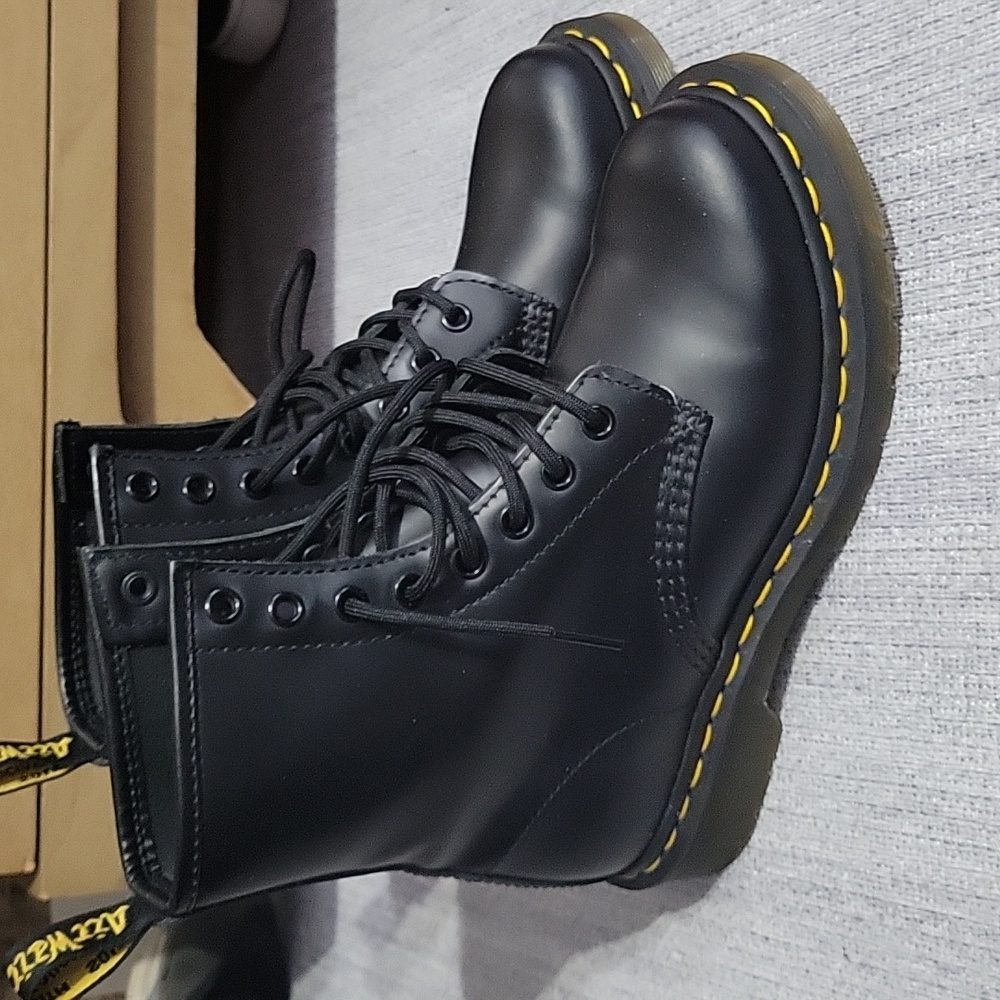 Dr. Martens Black Combat Boots